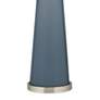 Color Plus Peggy 29 3/4" Modern Glass Smoky Blue Table Lamp