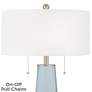 2_Color Plus Peggy 29 3/4" Modern Glass Take Five Blue Table Lamp more views