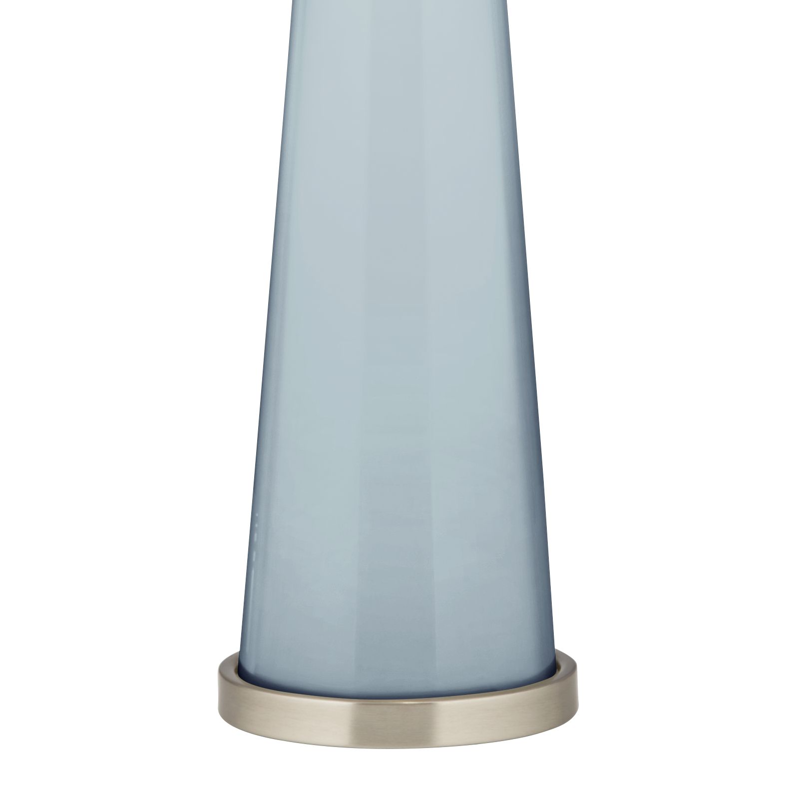 Image 3 Color Plus Peggy 29 3/4" Modern Glass Take Five Blue Table Lamp more views