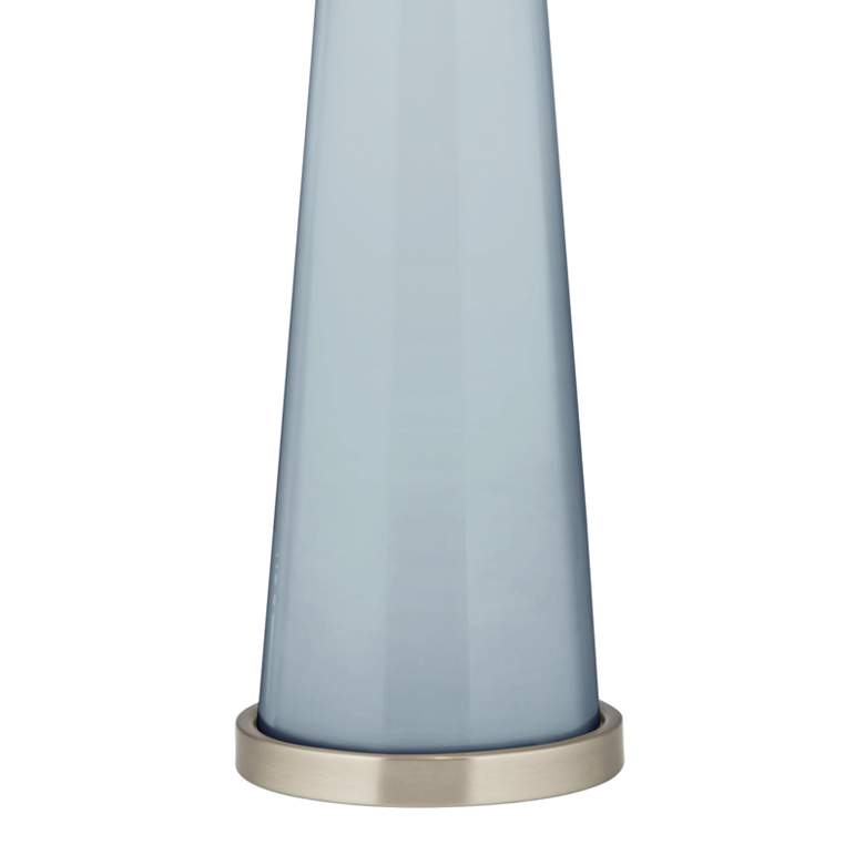 Image 3 Color Plus Peggy 29 3/4" Modern Glass Take Five Blue Table Lamp more views