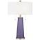 Color Plus Peggy 29 3/4" Modern Purple Haze Glass Table Lamp