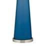 Color Plus Peggy 29 3/4" Mykonos Blue Glass Table Lamp