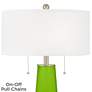 2_Color Plus Peggy 29 3/4" Neon Green Glass Table Lamp more views