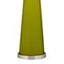 Color Plus Peggy 29 3/4" Olive Green Glass Table Lamp