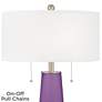 2_Color Plus Peggy 29 3/4" Passionate Purple Glass Table Lamp more views
