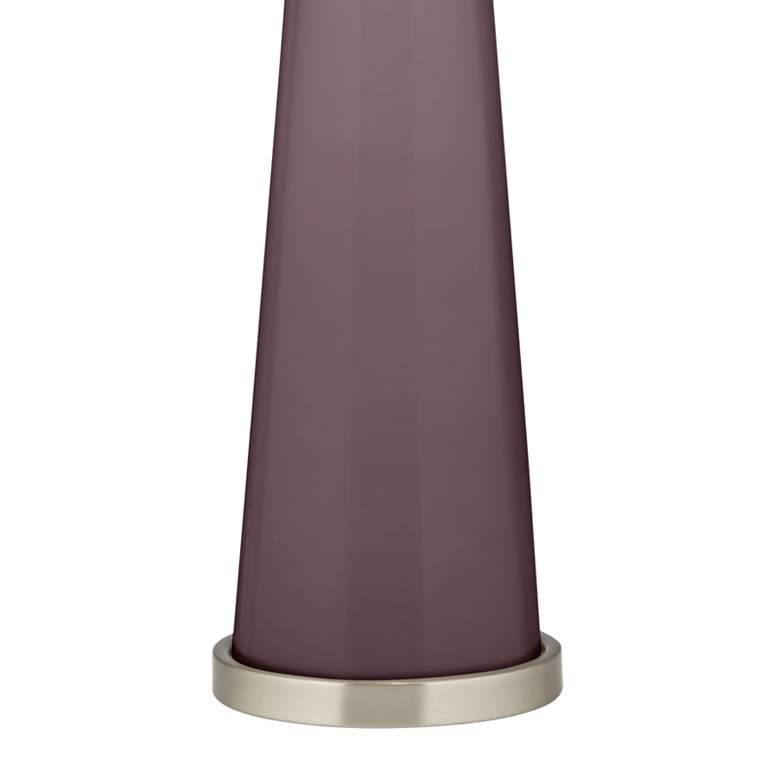 Image 3 Color Plus Peggy 29 3/4" Poetry Plum Purple Glass Table Lamp more views