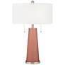 Color Plus Peggy 29 3/4" Rojo Dust Red Table Lamp