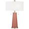 Color Plus Peggy 29 3/4" Rojo Dust Red Table Lamp