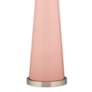 3_Color Plus Peggy 29 3/4" Rose Pink Glass Table Lamp more views