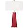 Color Plus Peggy 29 3/4" Samba Red Glass Table Lamp