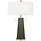 Color Plus Peggy 29 3/4" Secret Garden Green Glass Table Lamp