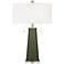 Color Plus Peggy 29 3/4" Secret Garden Green Glass Table Lamp