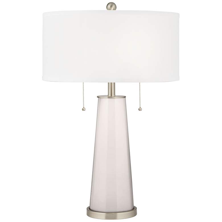 Image 1 Color Plus Peggy 29 3/4" Smart White Glass Table Lamp
