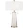 Color Plus Peggy 29 3/4" Smart White Glass Table Lamp
