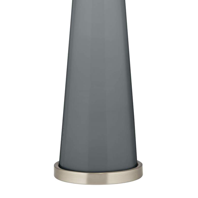 Image 3 Color Plus Peggy 29 3/4" Software Gray Glass Table Lamp more views