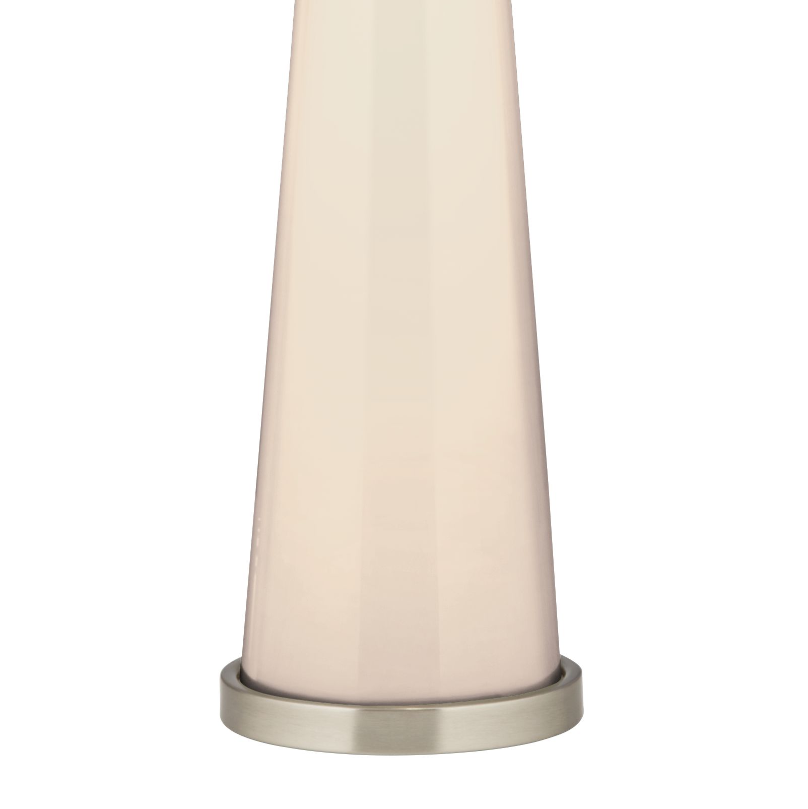 Image 3 Color Plus Peggy 29 3/4" Steamed Milk White Glass Table Lamp more views