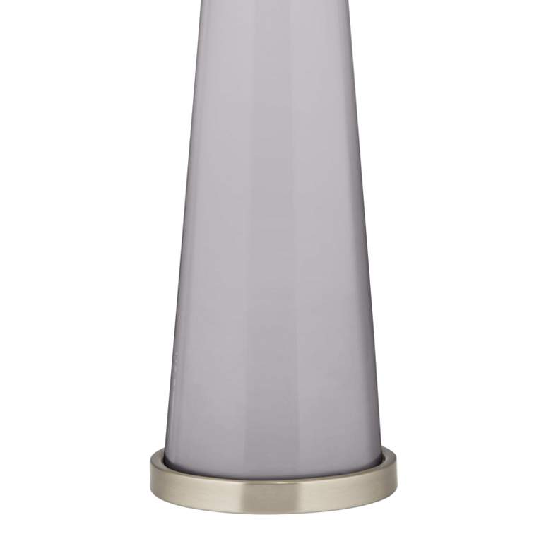 Image 3 Color Plus Peggy 29 3/4" Swanky Gray Glass Table Lamp more views