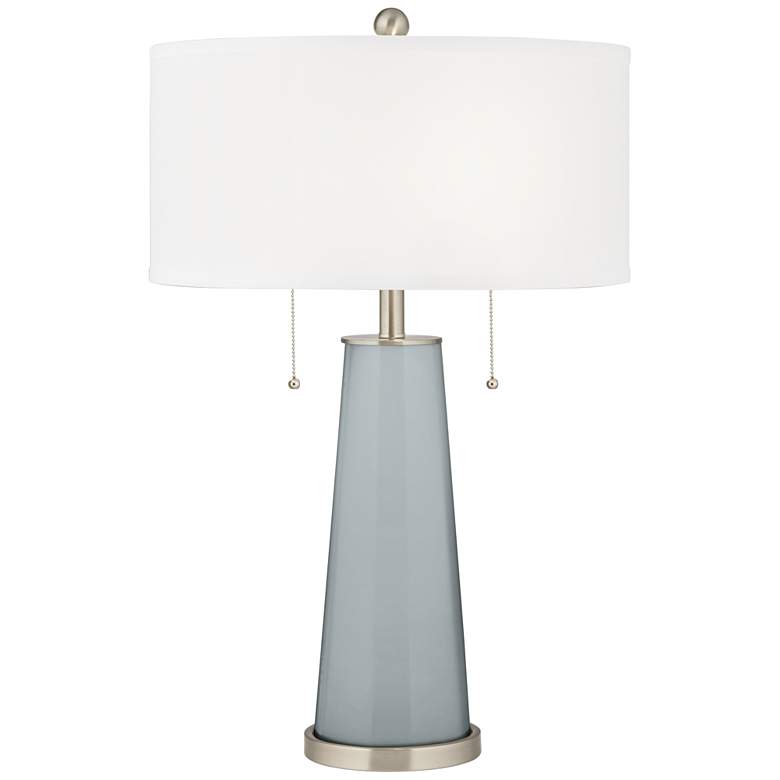 Image 1 Color Plus Peggy 29 3/4" Uncertain Gray Glass Table Lamp