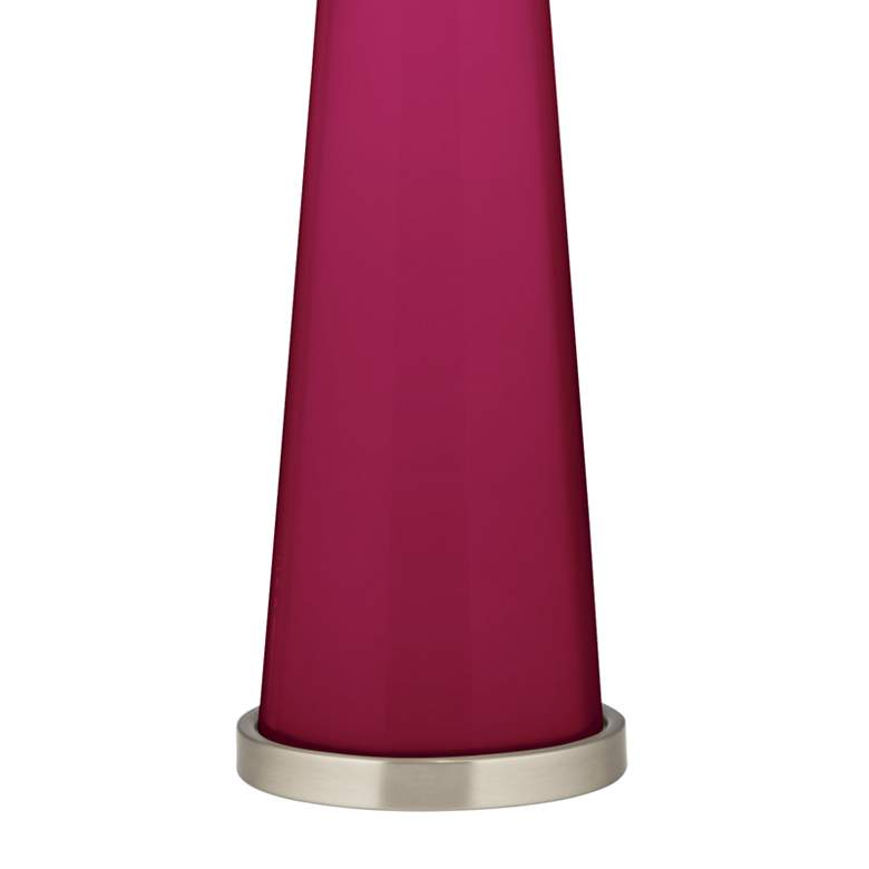 Image 3 Color Plus Peggy 29 3/4 inch Vivacious Red Glass Table Lamp more views