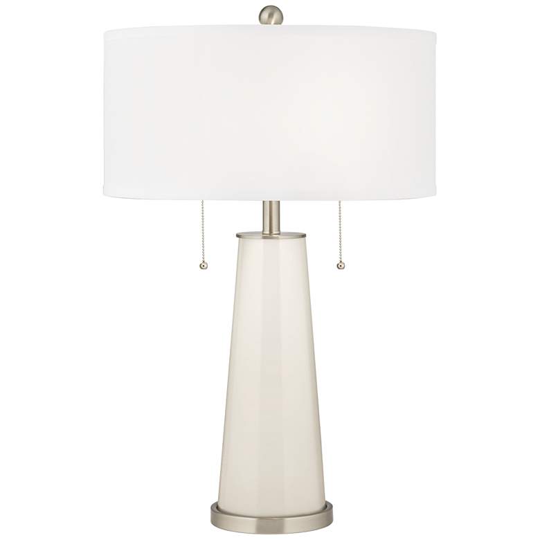 Image 1 Color Plus Peggy 29 3/4" West Highland White Glass Table Lamp