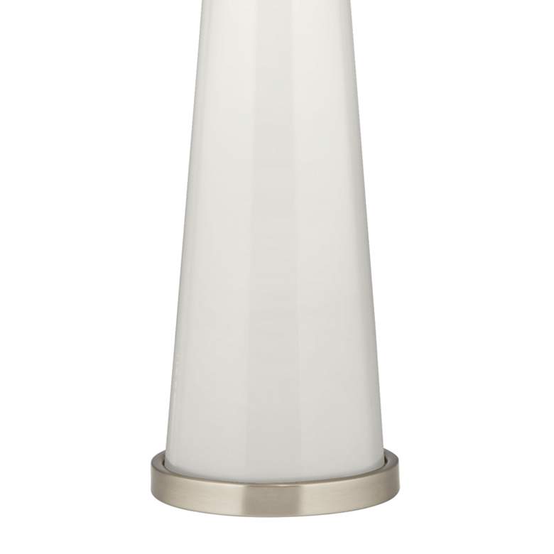 Image 3 Color Plus Peggy 29 3/4 inch Winter White Glass Table Lamp more views
