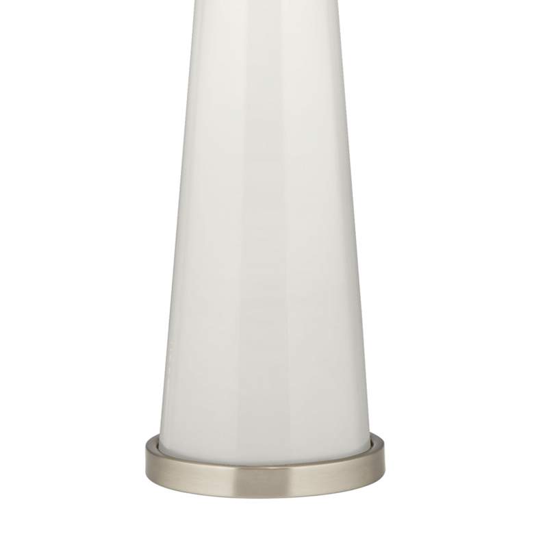 Image 3 Color Plus Peggy 29 3/4" Winter White Glass Table Lamp more views