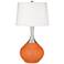 Color Plus Spencer 31" Celosia Orange Modern Table Lamp