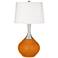 Color Plus Spencer 31" Cinnamon Spice Orange Table Lamp