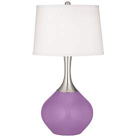 Image2 of Color Plus Spencer 31" High African Violet Purple Table Lamp