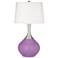Color Plus Spencer 31" High African Violet Purple Table Lamp