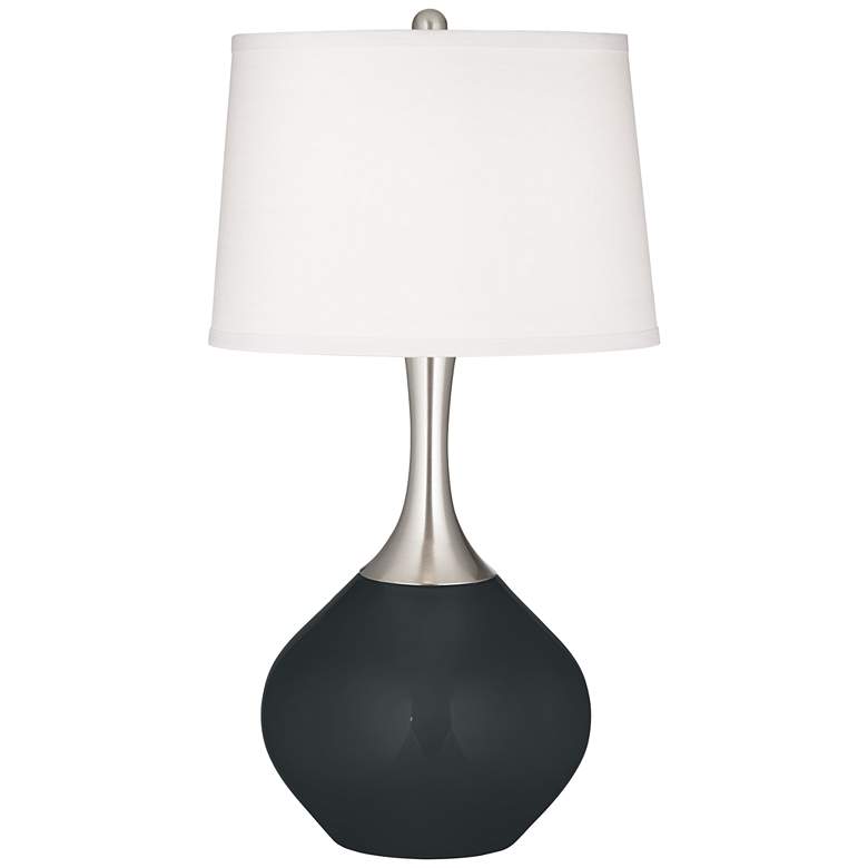 Image 2 Color Plus Spencer 31 inch High Black of Night Table Lamp