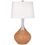 2_Color Plus Spencer 31" High Burnt Almond Brown Table Lamp
