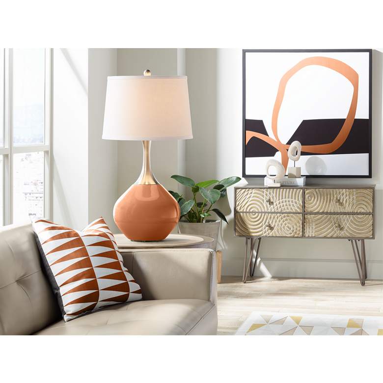 Image 3 Color Plus Spencer 31" High Burnt Almond Brown Table Lamp more views