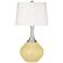 Color Plus Spencer 31" High Butter Up Yellow Table Lamp
