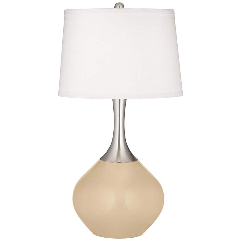 Image 2 Color Plus Spencer 31 inch High Colonial Tan Table Lamp