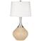 Color Plus Spencer 31" High Colonial Tan Table Lamp