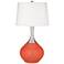Color Plus Spencer 31" High Daring Orange Table Lamp