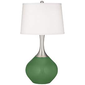 Image2 of Color Plus Spencer 31" High Garden Grove Green Table Lamp
