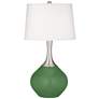 Color Plus Spencer 31" High Garden Grove Green Table Lamp