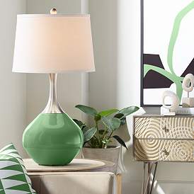 Image1 of Color Plus Spencer 31" High Garden Grove Green Table Lamp
