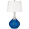 Color Plus Spencer 31" High Hyper Blue Modern Table Lamp
