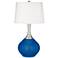 Color Plus Spencer 31" High Hyper Blue Modern Table Lamp