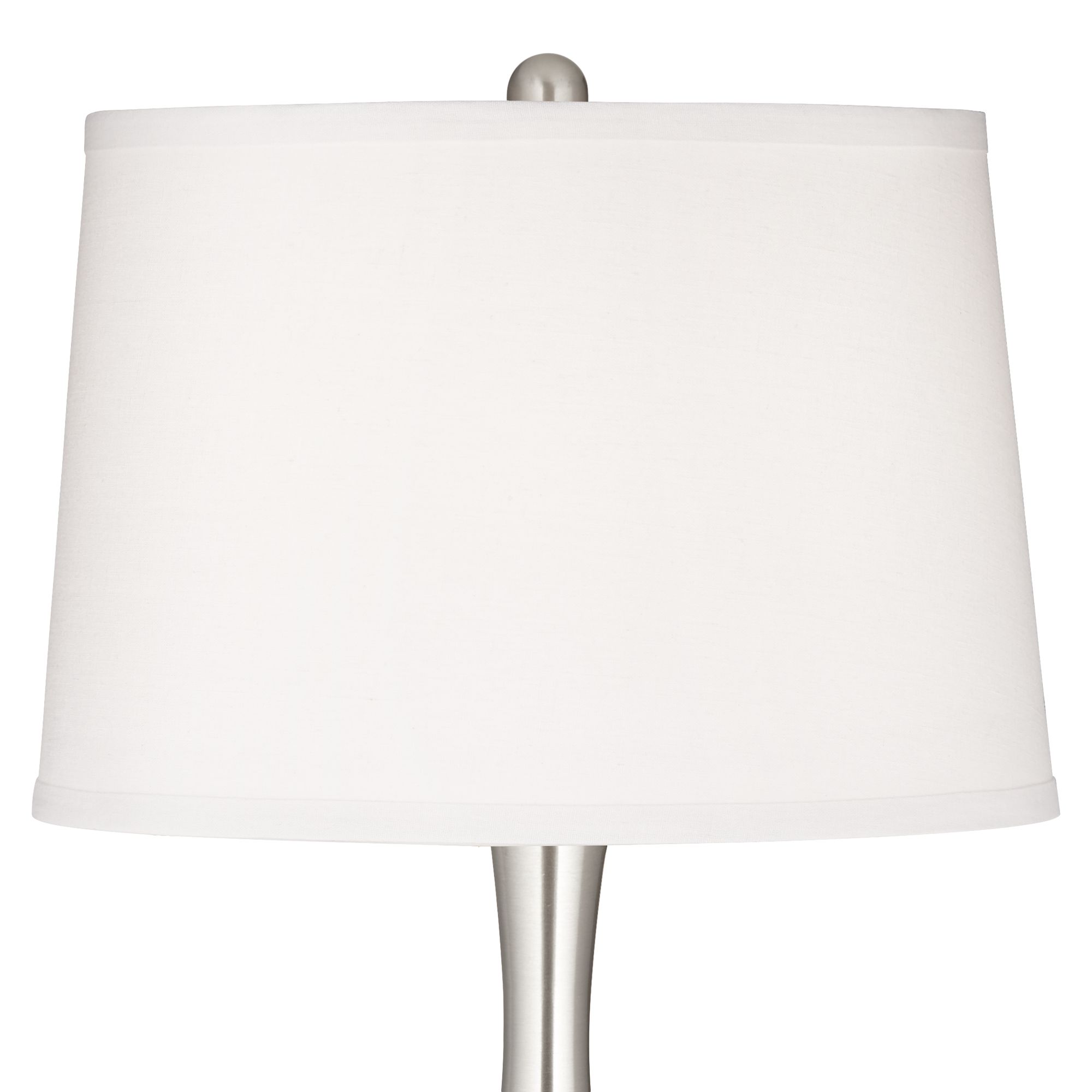 Image 3 Color Plus Spencer 31" High Linen Shade Sage Fog Green Table Lamp more views