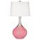 Color Plus Spencer 31" High Modern Glass Haute Pink Table Lamp