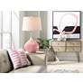 3_Color Plus Spencer 31" High Modern Glass Haute Pink Table Lamp more views