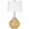 Color Plus Spencer 31" High Modern Glass Humble Gold Table Lamp