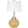 Color Plus Spencer 31" High Modern Glass Humble Gold Table Lamp