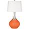 Color Plus Spencer 31" High Nectarine Orange Table Lamp
