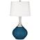 Color Plus Spencer 31" High Oceanside Blue Table Lamp