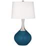 Color Plus Spencer 31" High Oceanside Blue Table Lamp